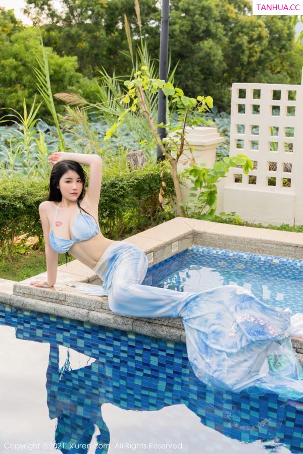 美七Mia  美七Mia泳池系列 绚丽美人鱼服饰第14张图片